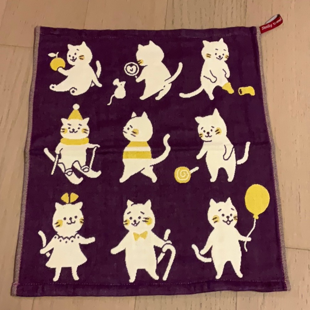 Hand Towels 100% Cotton/ Kitchen Towels with Holders 🐱(Cat) - Picture 1 of 9